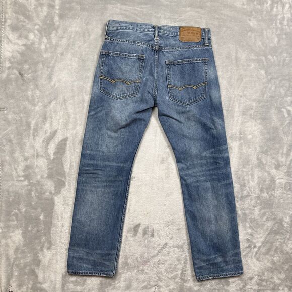 American Eagle Men’s 28x28 Slim Straight Jeans Light Wash 100% Cotton - Picture 10 of 10